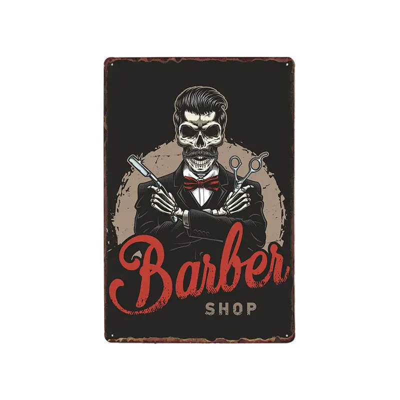 Винтажные металлические плакаты hohappyme для парикмахерской постер паба ретро