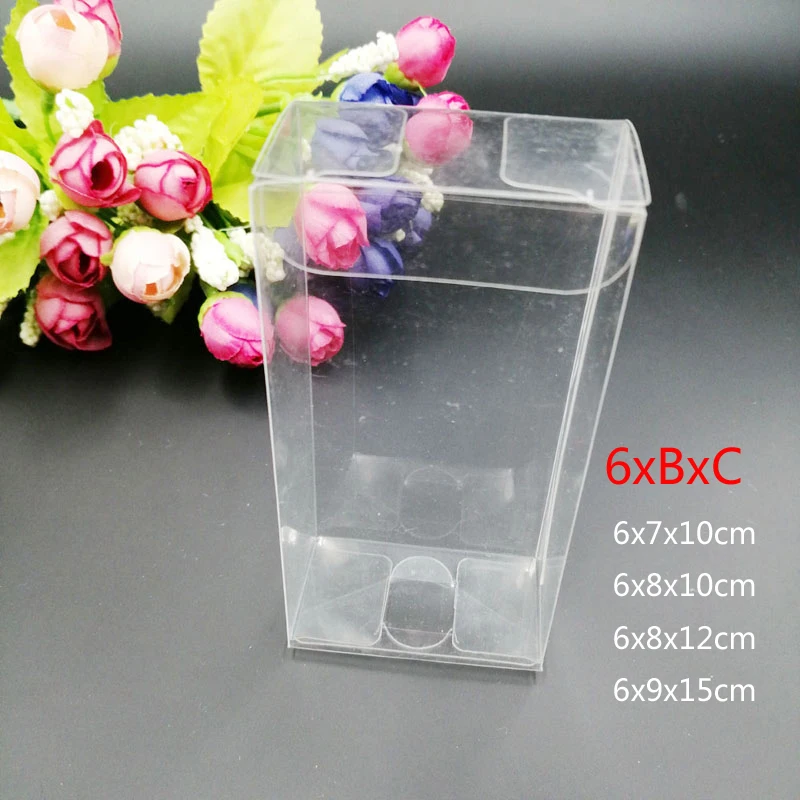 Pvc Clear Plastic Box Packaging Wedding Christmas Gift Boxes For Small Storage Boxs
