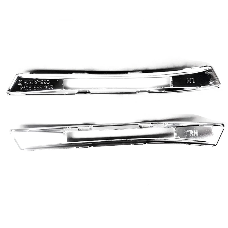 Передний бампер противотуманная задняя крышка хромированная для Mercedes-Benz C-Class W204