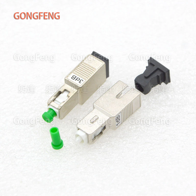 Новый переходник для оптоволокна SC/APC Female-SC/UPC Фиксированный аттенюатор 1 ~ 15 дБ