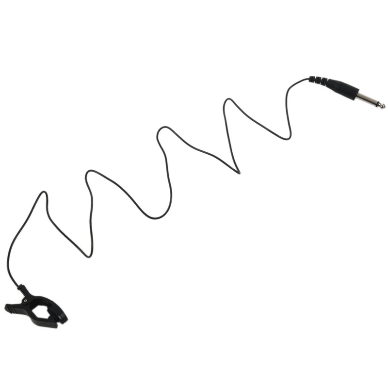 Черный Универсальный акустический зажим для звукоснимателя с пьезоконтактным