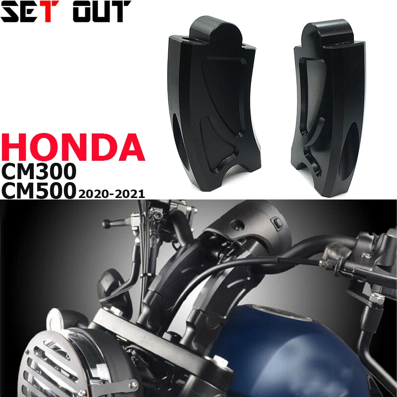 

Motorcycle Accessories New Handlebar Pole Mount Handlebar Clip Heightening Code for Honda CM500 CM300 CMX500 CMX300 2020-2022