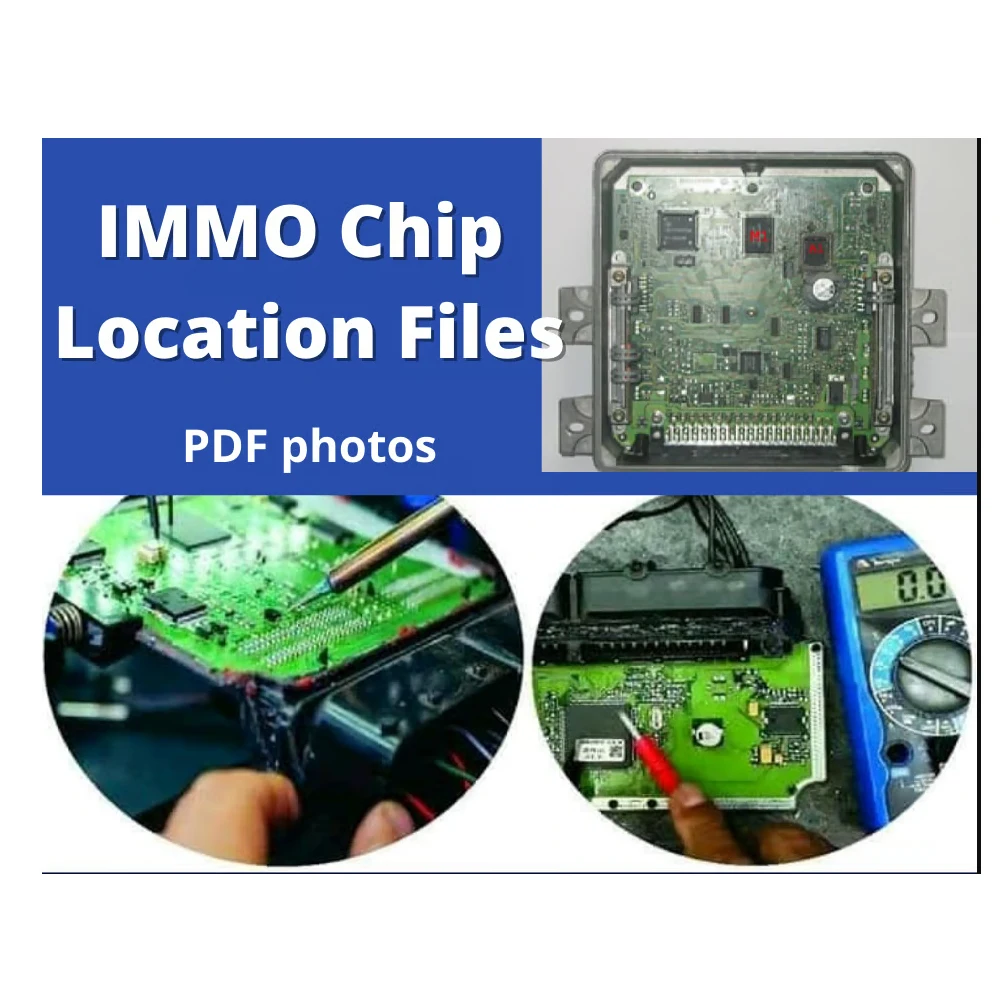 Программного обеспечения IMMO для определения местоположения чипа 53 ECU. Узнайте