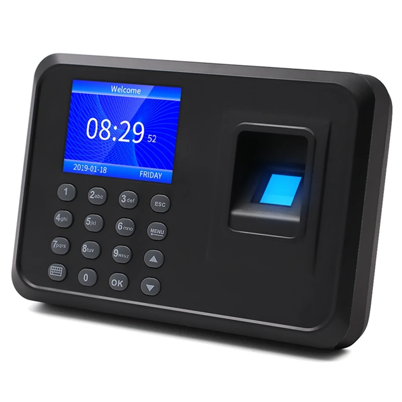 

F01 Time And Attendance Machine Fingerprint Punch Card Machine Time Attendance Machine Attendance Speed 1 Sec/Time