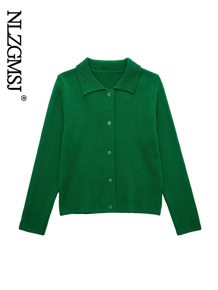 

TRAF Women Sweater Fall 2022 Women Clothing Autumn Vintage Loose Winter Sweater Knitted Women Cardigan Knit Button