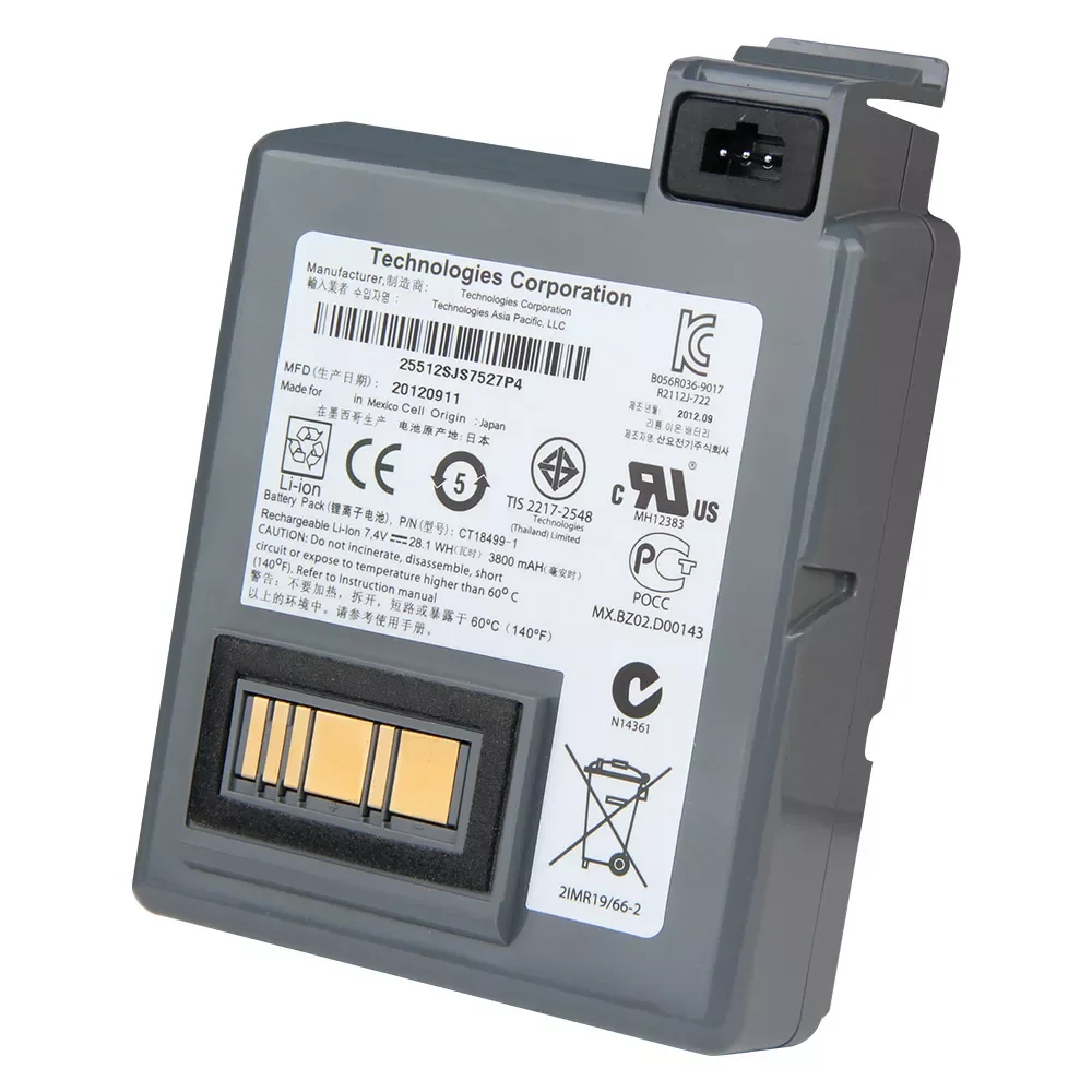 Original Replacement Battery For Zebra P4T CT18499-1 Genuine Battery 3800mAh enlarge