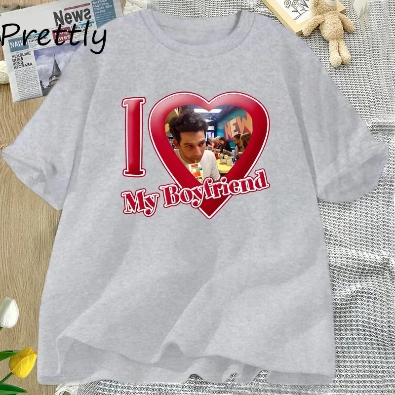 Женская хлопковая футболка с коротким рукавом принтом