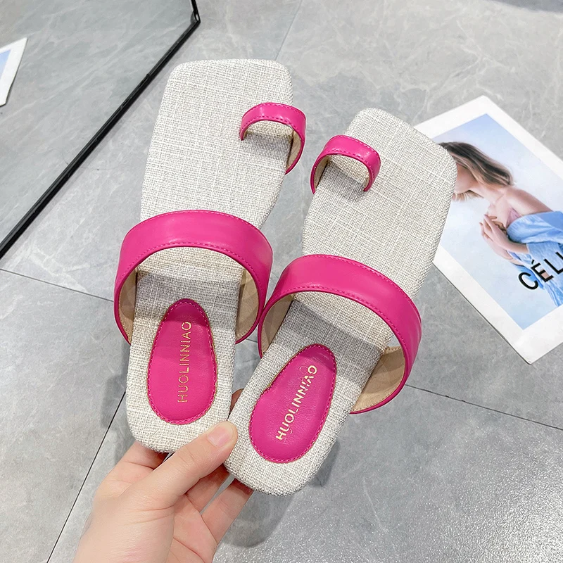 

Summer Flats Women Slippers Sexy 2023 New Women Fashion Flip Flops Shoes Designer Trendy Beach Party Dress Walking Women Slides