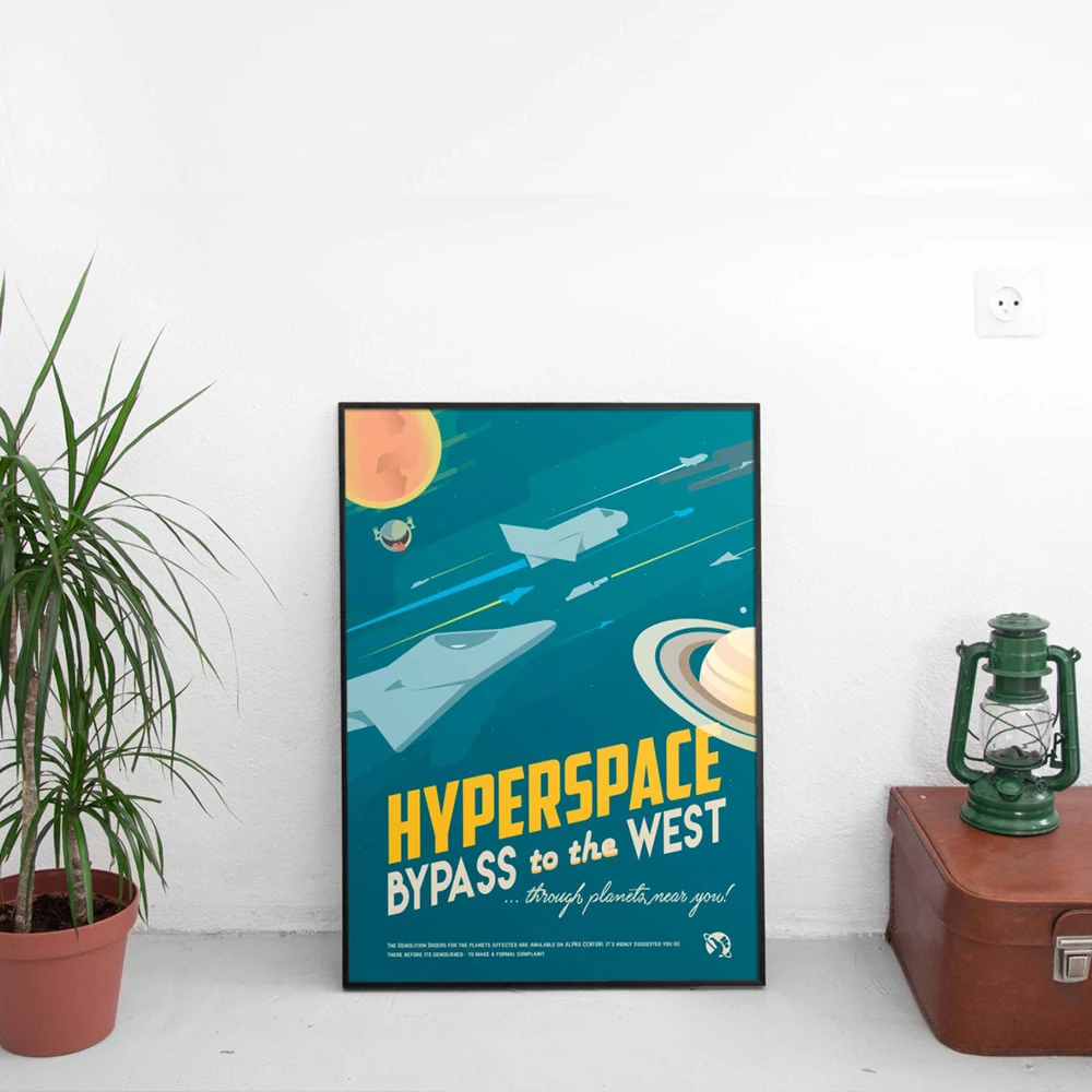 Картина на холсте наука абстрактный Космос галактика плакат и печать хит хикеры