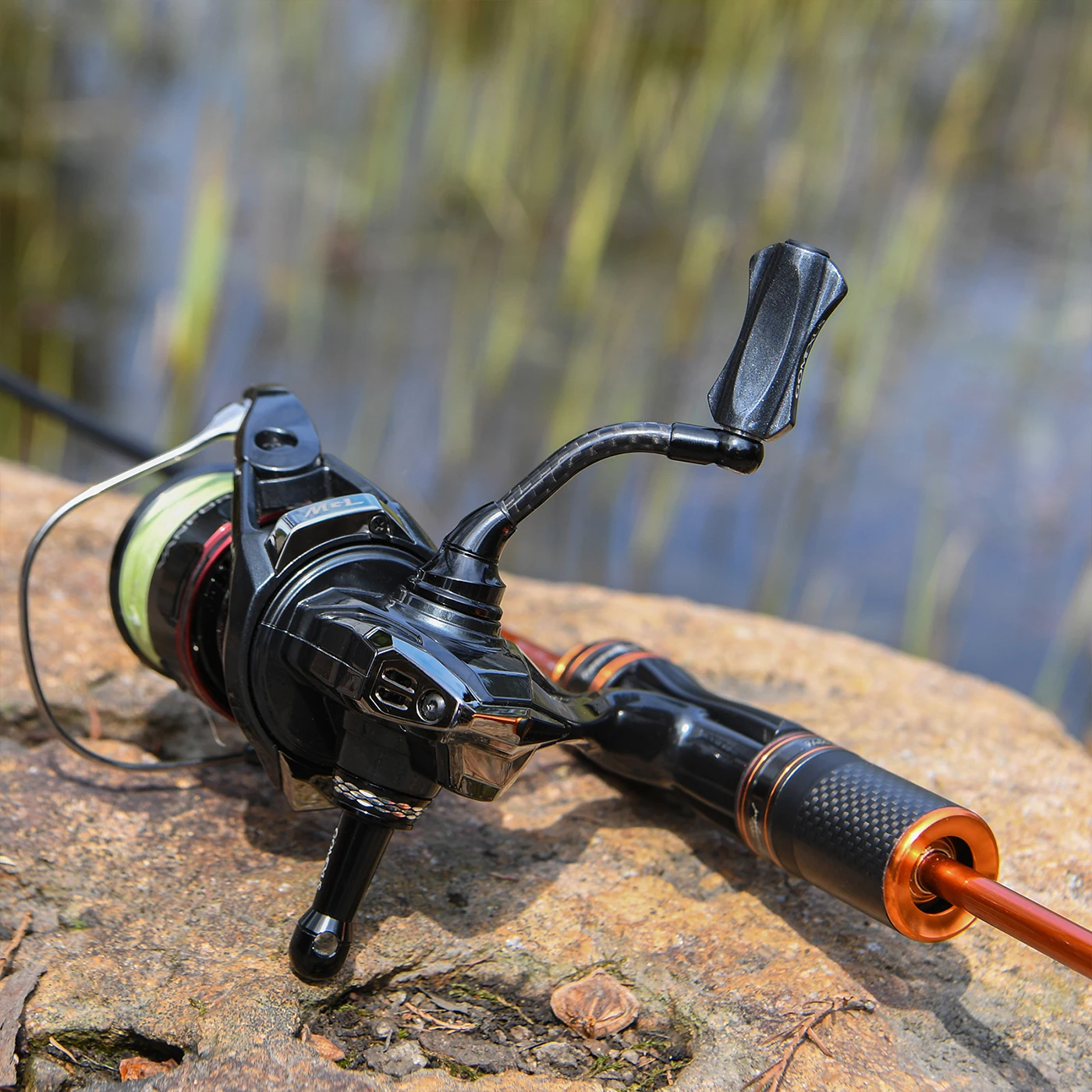 Фото Gomexus 35 мм с одной ручкой 18 мм, алюминиевая ручка для Shimano Stradic FL Stella Vanford Vanquish Exsence Sephia Light Game Reel №3