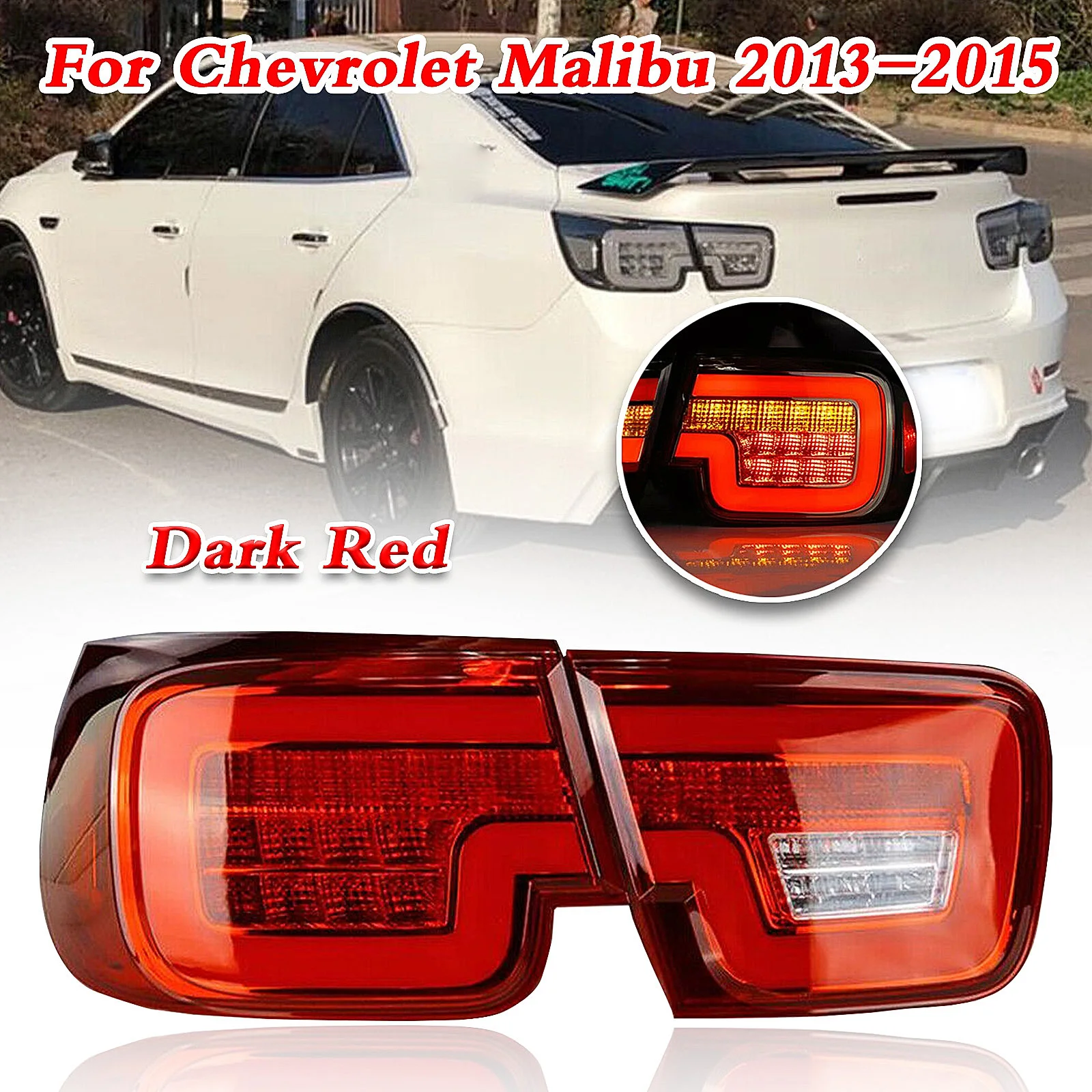 

Задний фонарь в сборе для Chevrolet Malibu 2013-2015 годов, 2 красных лампы