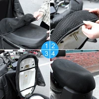 high quality breathable electric bike 3d cushion cover motorcycle seat cover mesh protecting cushion