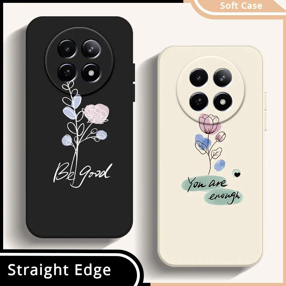 Задняя панель из мягкого силикона Противоударная задняя с рисунком для Realme 12 12x 10