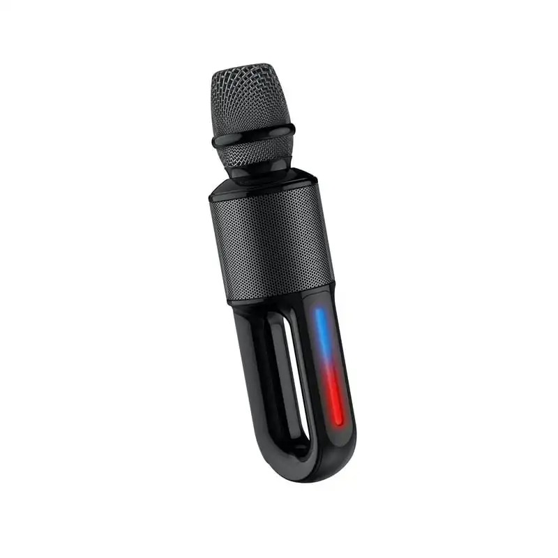

Machine Move Microphone with Lighting Effects and Bluetooth, SMM575, Black