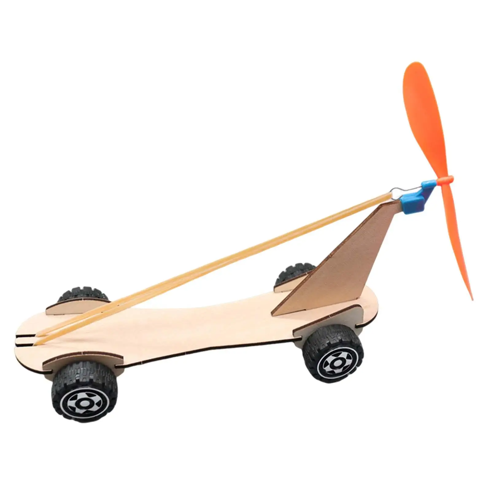 

DIY Wooden Science Experiment Model Set Science Experiment Set diy Rubber Band Power Car Education Toys for Teens Boys Girls