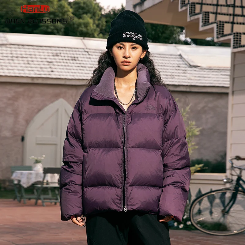 90% белый утиный воротник мужской и женский пуховик зимний 2023 новые утолщенные