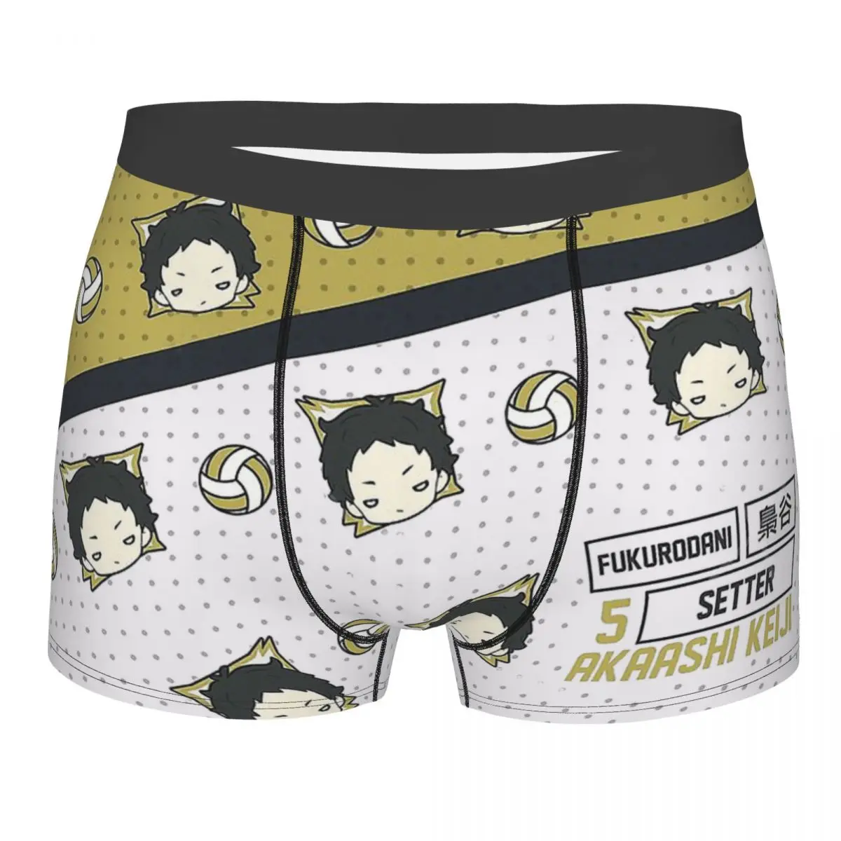 

Haikyuu Shoyo Hinata Tobio Kageyama Akaashi Keiji Fukurodani Академия трусы Мужское нижнее белье шорты Боксеры