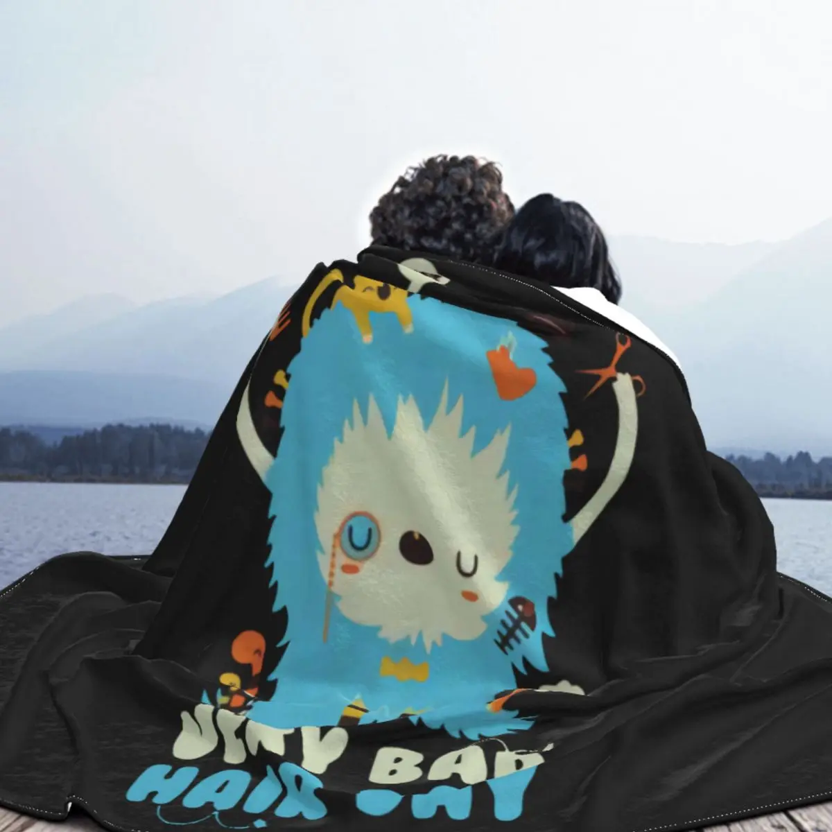 Мультяшное милое одеяло Trippy Fantasy Gefertigte Bedruckte S Aus 100 Baumwolle Harajuku