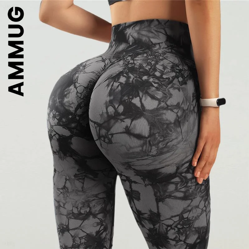 

Ammug модные Бесшовные Спортивные леггинсы, Леггинсы для тренажерного зала, женская одежда для фитнеса, штаны для йоги с эффектом пуш-ап, женск...