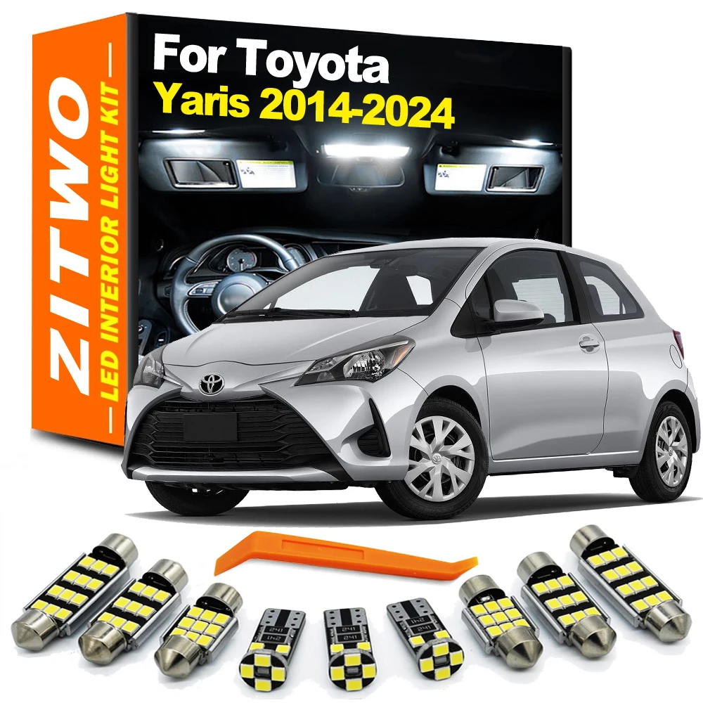 ZITWO 8 шт. для Toyota Yaris 2014- 2017 2018 2019 2020 2021 2022 2023 2024 светодиодный светильник внутреннего