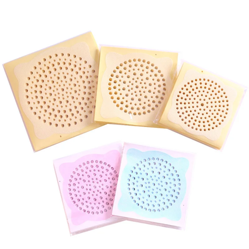 

20 pcs Disposable Floor Drain Home Cleaning Bathroom Sewer Hair Filter Stickers New Hair Anti-blocking Floor Drain Sink Strainer