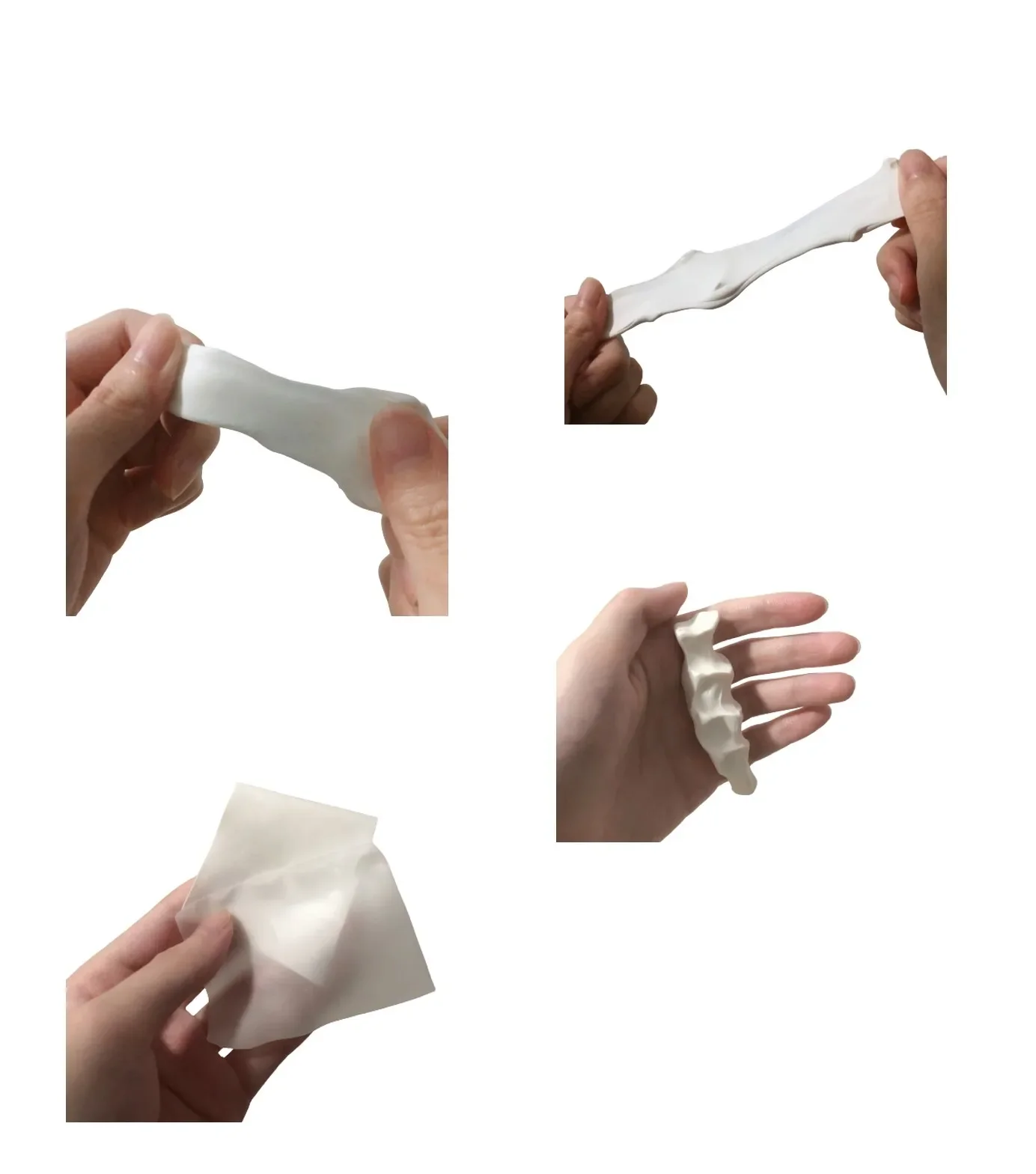 500 г смоляная глина воздушно-сухая полупрозрачная белая непрозрачная полимерная