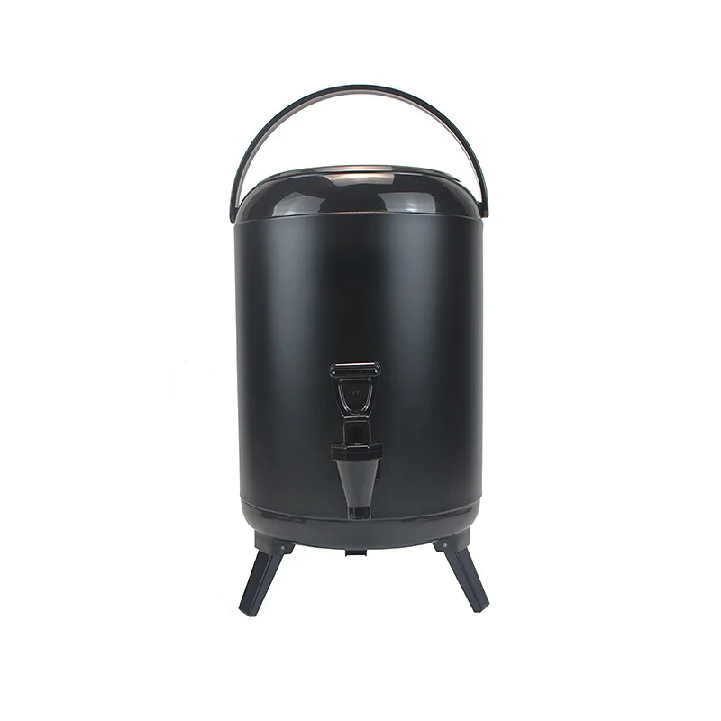 

6L Camping Insulation Bucket Juice Beverage Barrel Kettle Picnic Thermos Bucket with Tote Bag Outdoor Travel Teapot Jug with Tap