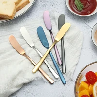 304 stainless steel butter knife jam knife butter spatula thickened butter knife spatula cake cream knife household