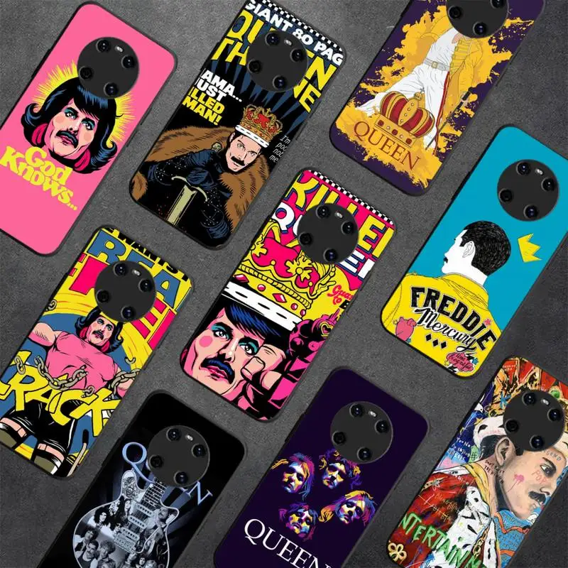 

Freddie Mercury Queen Phone Case for Huawei Y 6 9 7 5 8s prime 2019 2018 enjoy 7 plus
