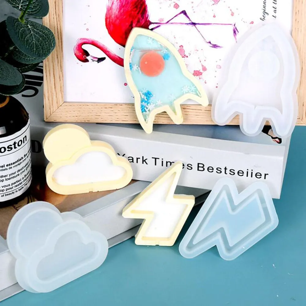 Прозрачный зыбучий песок силиконовая форма медведь шейкер зыбучее песочное