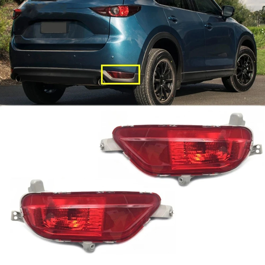 

Car Right Rear Bumper Fog Light Parking Warning Reflector Taillights Brake Lamp for Mazda CX-5 CX5 2017 2018 2019 2020