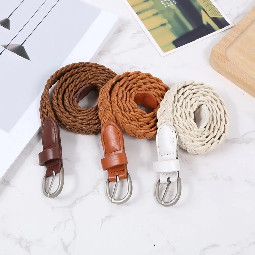

Wax Rope Chic Solid Color Korean Style Dress Belt Lightweight Women Belt Adjustable Girls Gifts