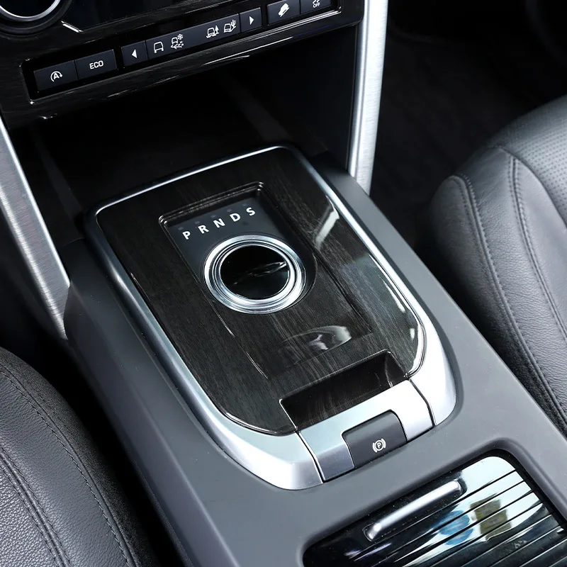 Для Land Rover Discovery Sport 2015-2019 ABS черная зернистая древесина автомобильные аксессуары и