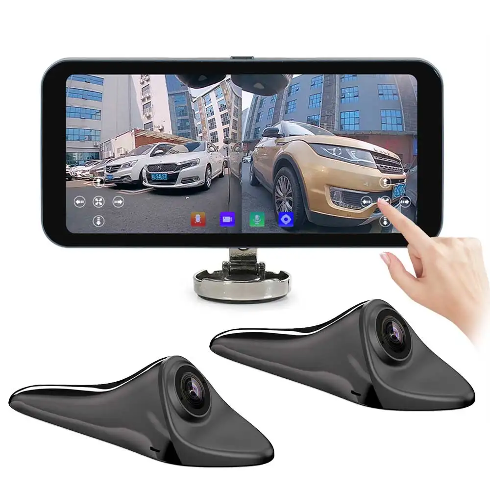 

Carsanbo, новый дисплей 6,25 дюйма с сенсорным экраном для автомобиля, AHD 1080P, цифровая камера бокового вида, система сигнализации для слепых зон