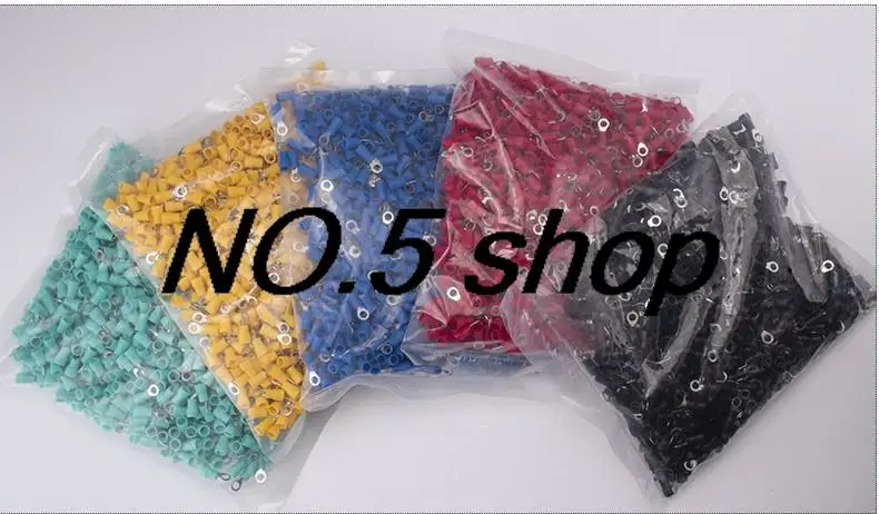 

1000 шт., разноцветные кольца