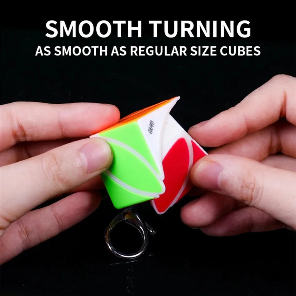 QiYi Mini Magic Cube Брелок MoFangGe Ivy 3x3 Головоломка Игрушка-головоломка Развивающая Цепочка
