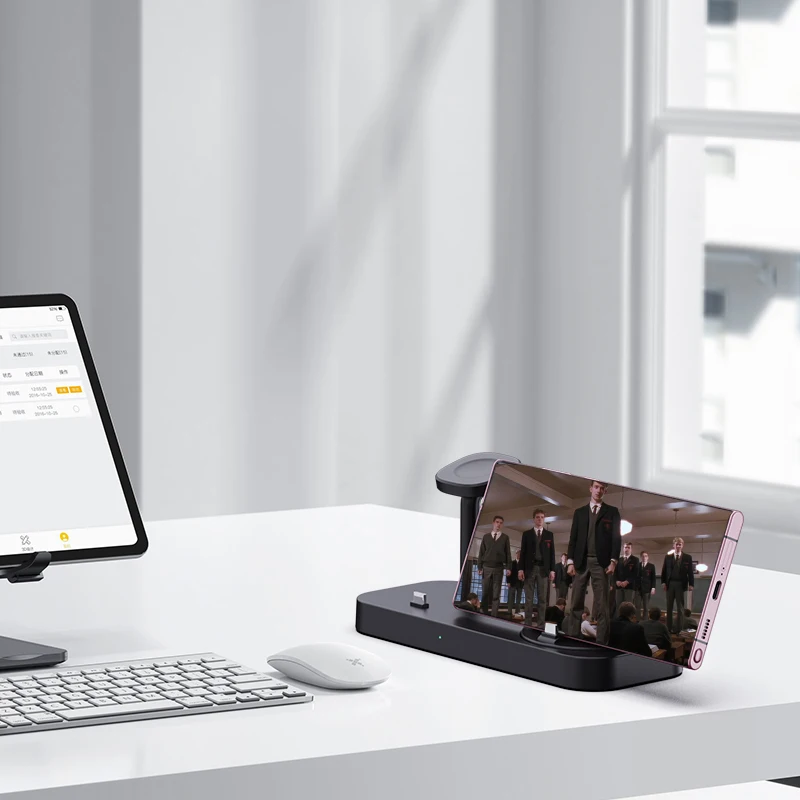 Настольное беспроводное зарядное устройство 4-в-1