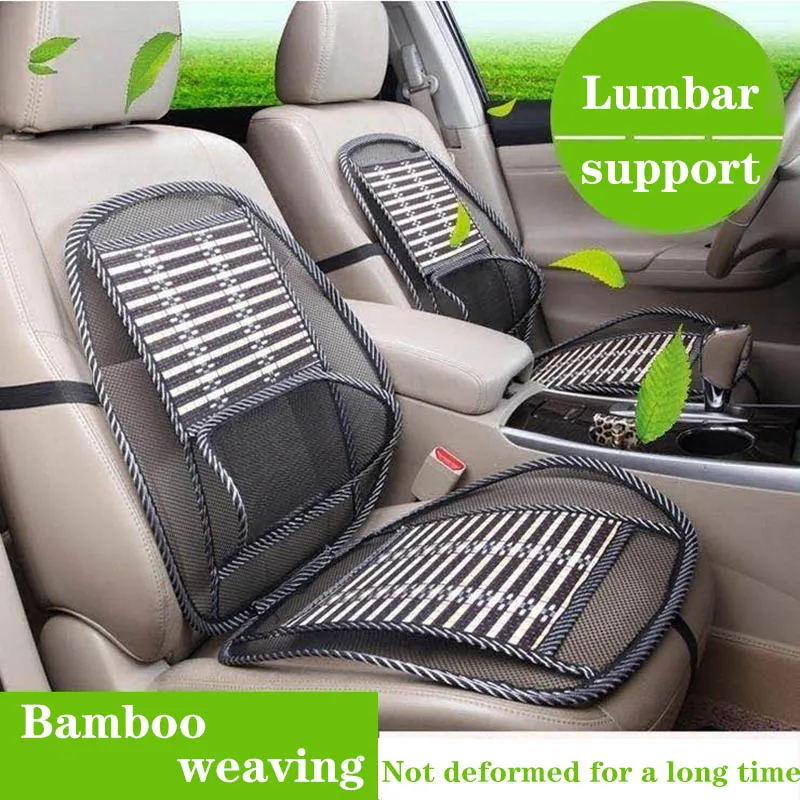 

Summer Cool Cushion Breathable Comfortable Car Cushion Bamboo Ventilation Suitable for All Cars Trucks and 3-box Cars