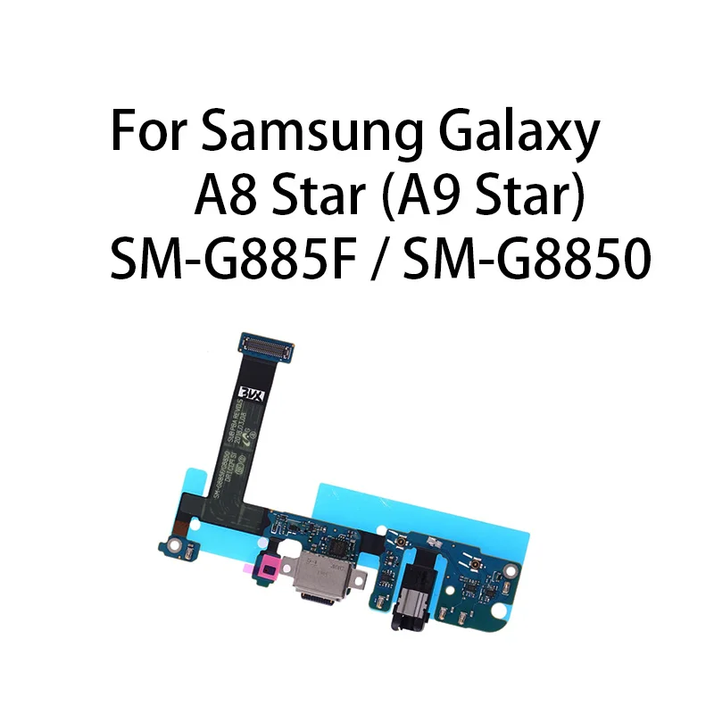 Для Samsung Galaxy A8 Star (A9 Star) Стандартная USB зарядная док-станция разъем зарядная плата гибкий кабель