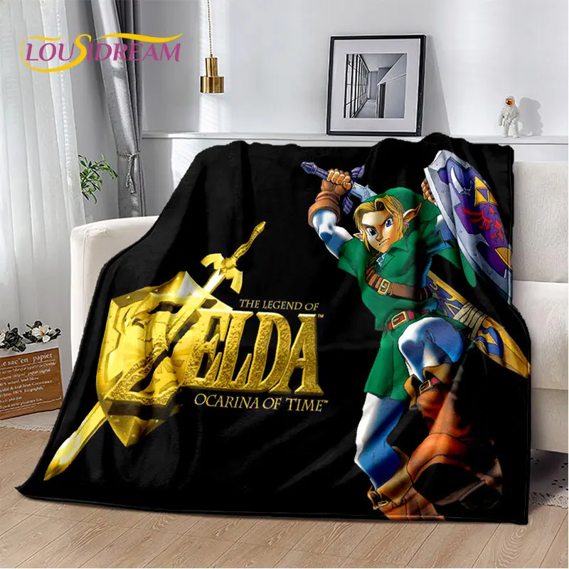 

Z-Zelda Game Gamer Soft Plush Blanket,Flannel Blanket Throw Blanket for Living Room Bedroom Bed Sofa Picnic Cover Bettdecke Kids