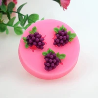 mini grape fondant cake silicone mold chocolate biscuits molds candy ice cube pastry mould baking cookies cake decoration tools