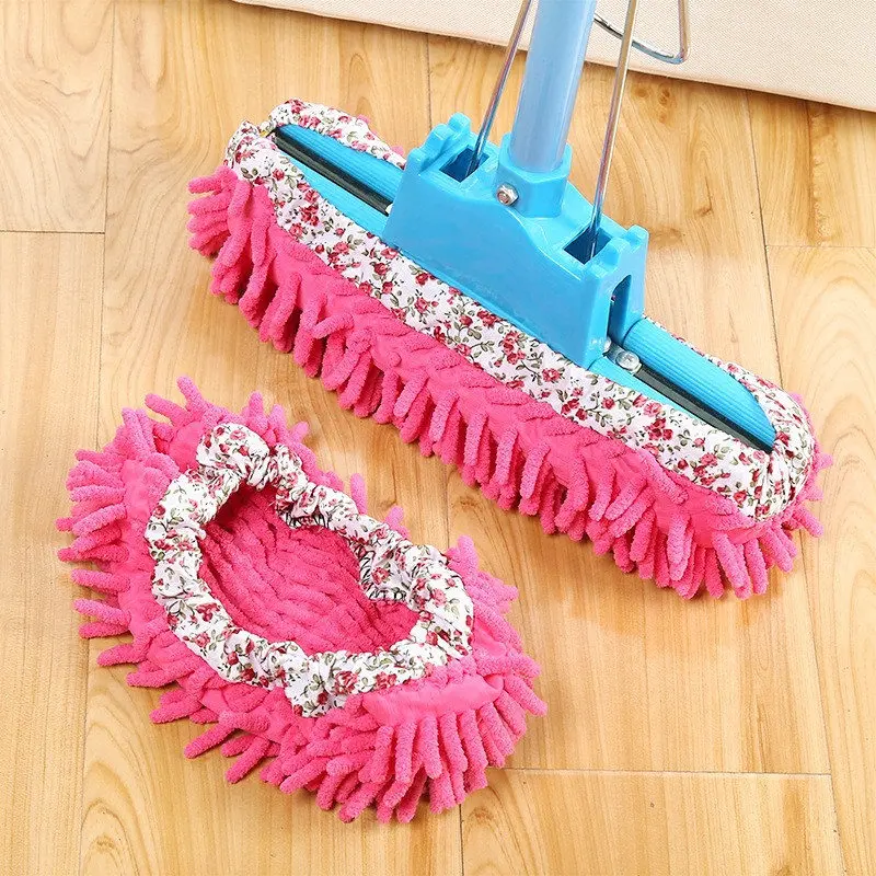 1/2/3/4PC Multifunction Floor Dust Cleaning Slippers Shoes Lazy Mopping Shoes Home Floor Cleaning Micro Fiber Cleaning Shoes
