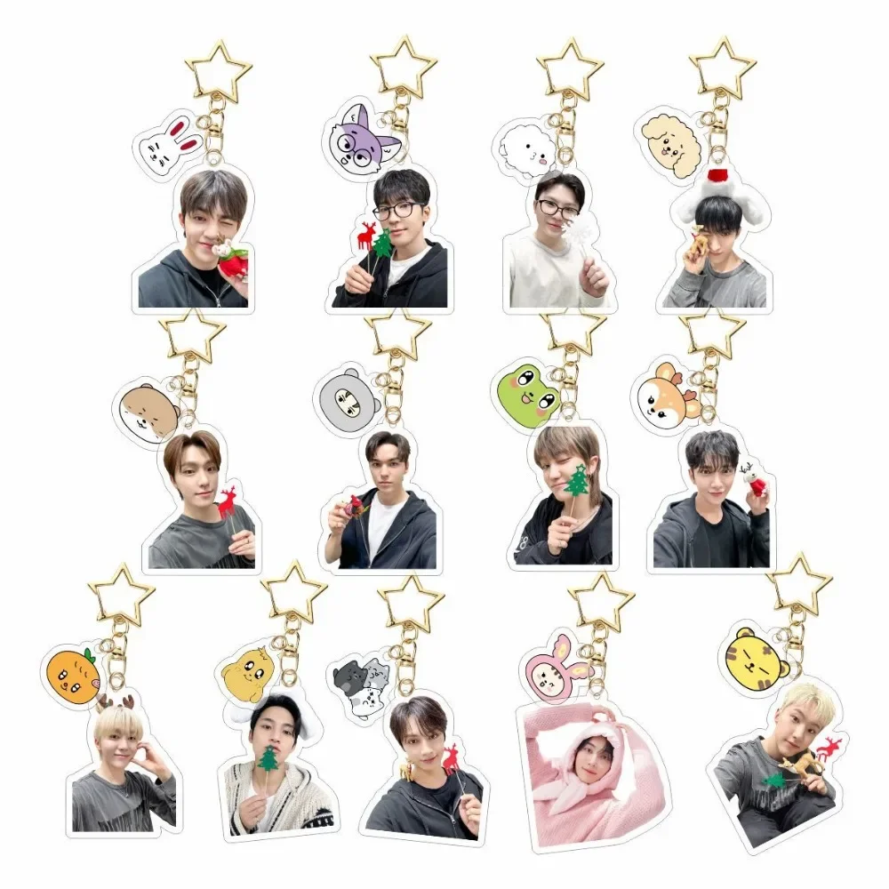 Kpop Idols Seven мультфильм акриловый брелок S COUPS JEONGHAN JOSHUA JUN HOSHI VERNON WOOZI DK MINGYU THE8 фото брелок кулон (art.: 3920ccacdaa7c) - 3920ccacdaa7c