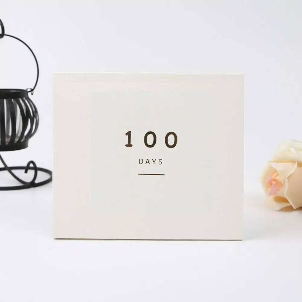 

Календарь с обратным отсчетом на 100 дней, ежедневник на 100 дней, ежедневник, школьные принадлежности, канцелярские принадлежности, E6z4