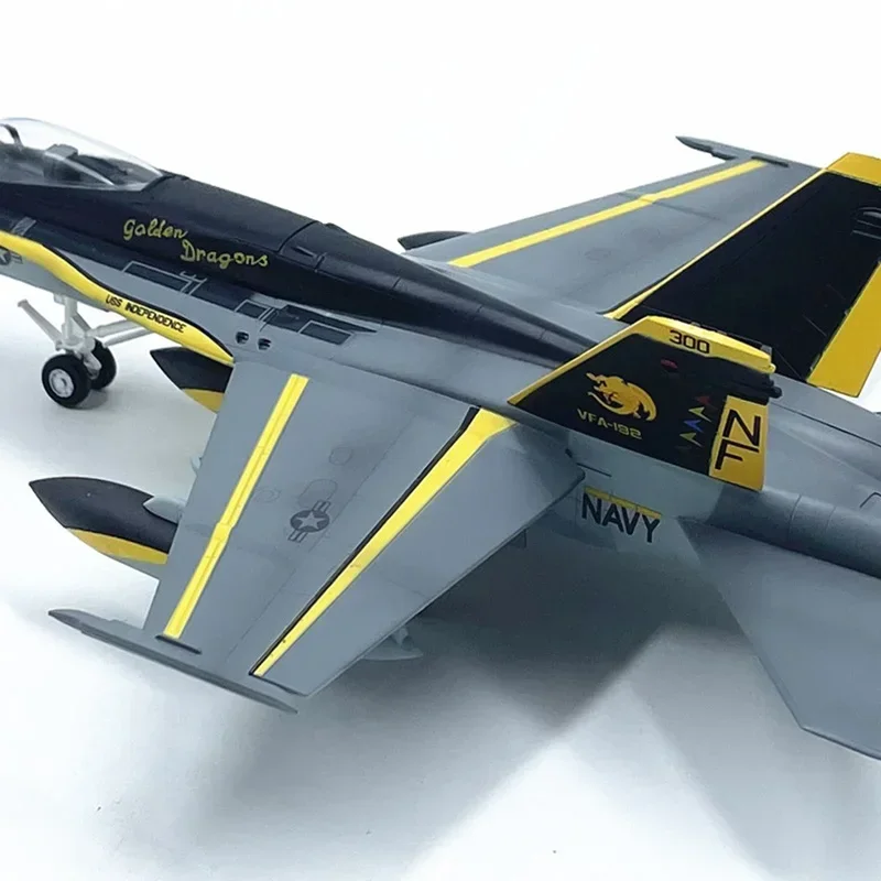 Модель самолета Hornet Fighter F18 масштаб 1:72 США F меньший размер готовый дисплей