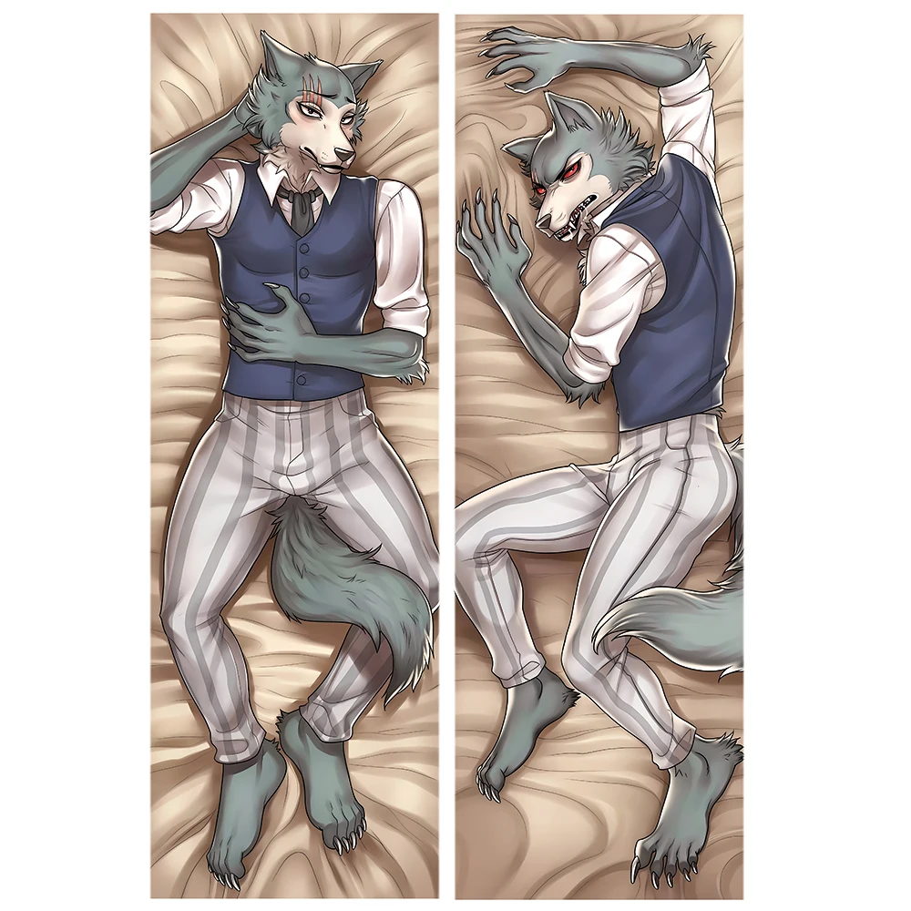 Аниме серый волк Dakimakura наволочка отаку обнимающая реквизит для тела мультфильм