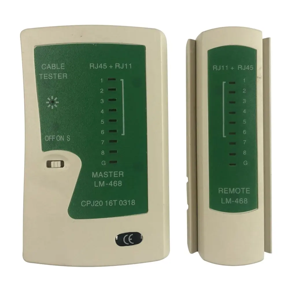 

Тестер кабеля RJ45, RJ11, RJ12, CAT5, UTP
