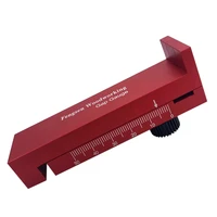 woodworking mini gap gauge aluminum alloy depth measuring sawtooth ruler marking gauge measuring tools