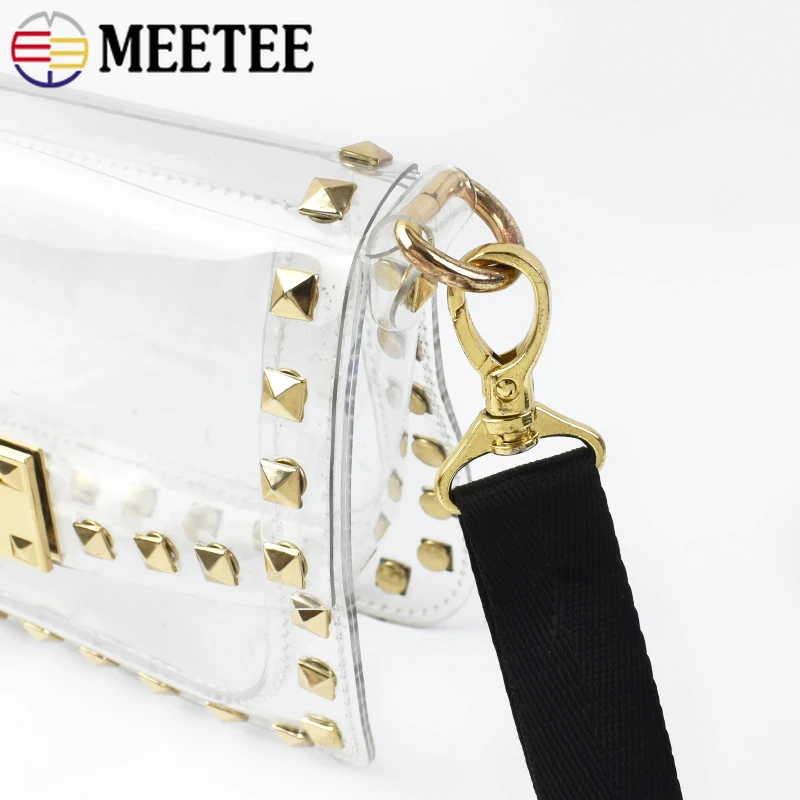 Металлические поворотные пряжки-лобстеры Meetee 15-32 мм 5/10 шт.