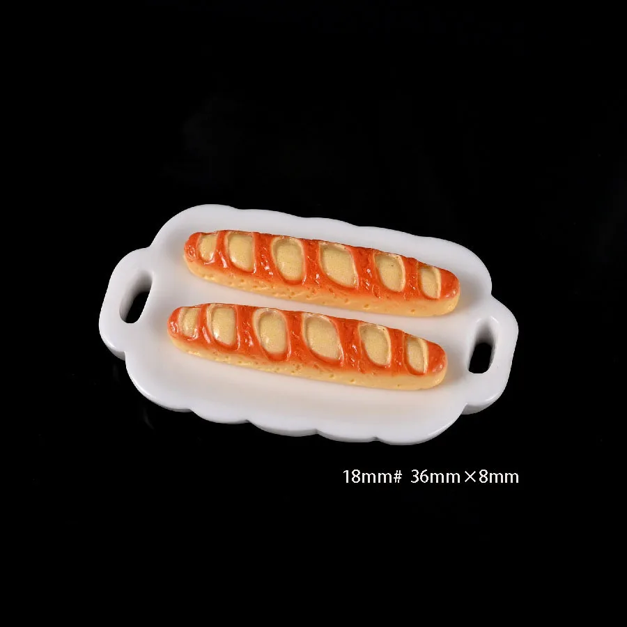 

Кабошоны из смолы имитация хлеба багет 100 шт